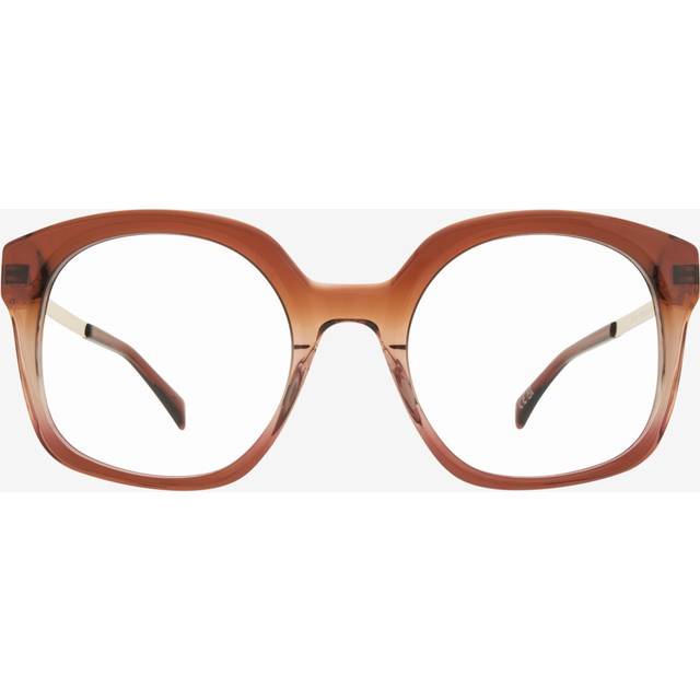 Gradient Pink/Gold square Acetate eyeglasses Online - Full Rim - Keira - gold (Large)