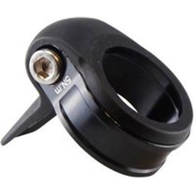 Seat post clamp with aluminium resin protector Optimiz - Noir