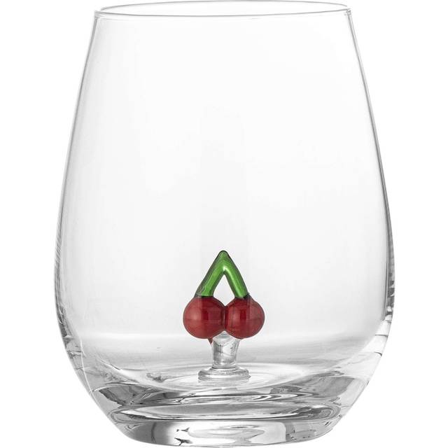 Bloomingville Misa drinking glass 56 cl Clear-cherry