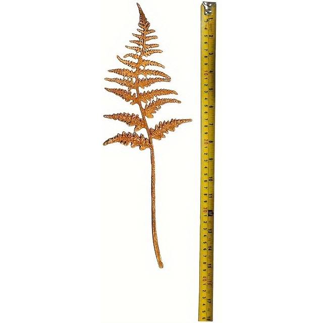 (A) 1pc Metal Bouquet Rusted Metal Plant Stake Home And Garden Decor Ornament