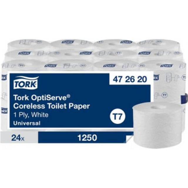 Toalettpapper TORK Uni T7 1-lag 24/krt