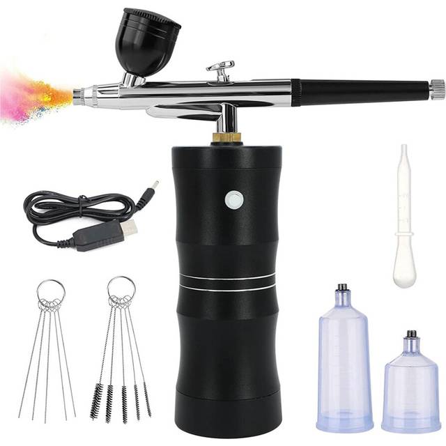 Kit Auto Handheld Sprayer Rechargeable Portable Cordless Painting for Painting Nail Art