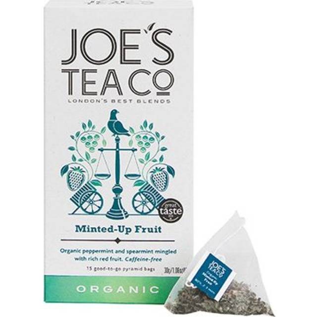 Joe's Tea Co Minted-Up Fruity Organic Tea (15 Pyramids)