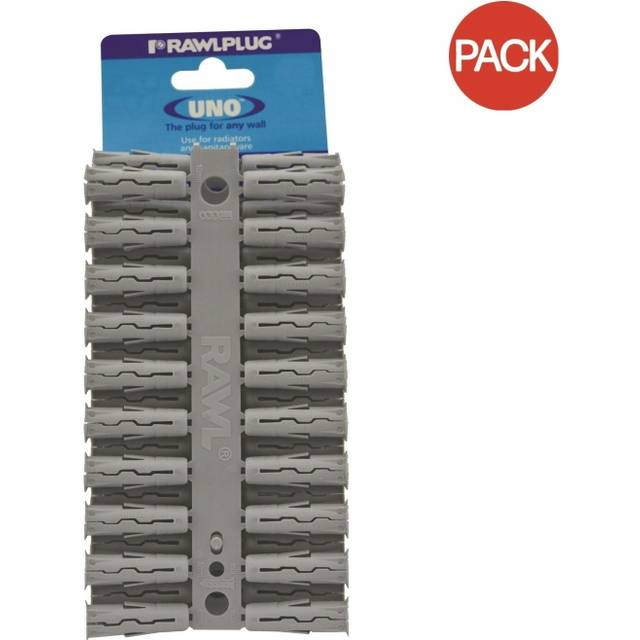 (10 x 36mm, Grey) Rawlplug Universal Plug (Pack Of 80)