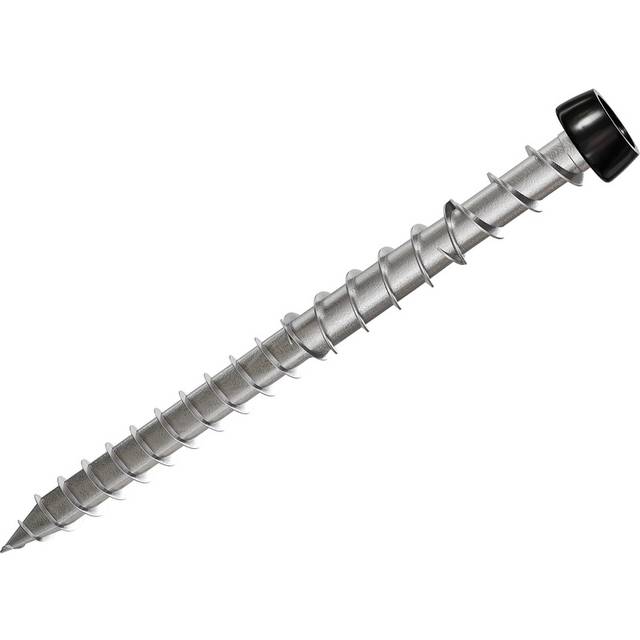 Deck-Tite Composite Plus Decking Screws 4.8 x 63mm (200 Pack) in Grey Steel