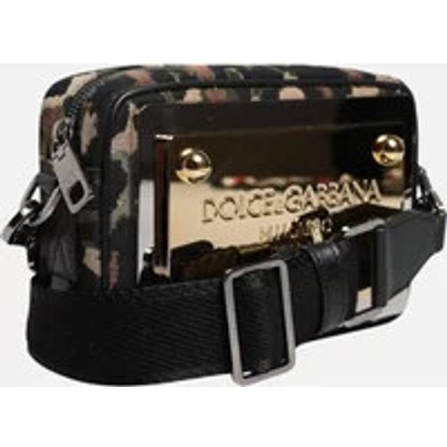 Multicolor Leopard Jacquard DG Logo Crossbody Bag