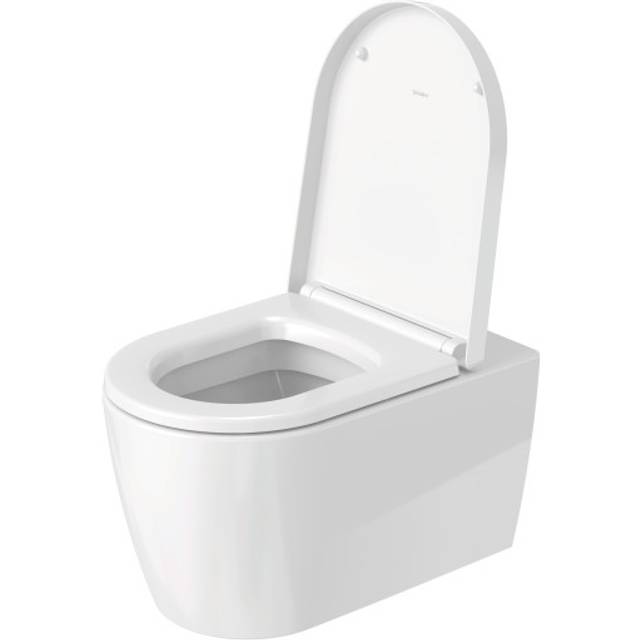 Duravit 002019 ME av Starck toalettsits, vit sidenmatt, längd: 43,8 cm (förkortad version)