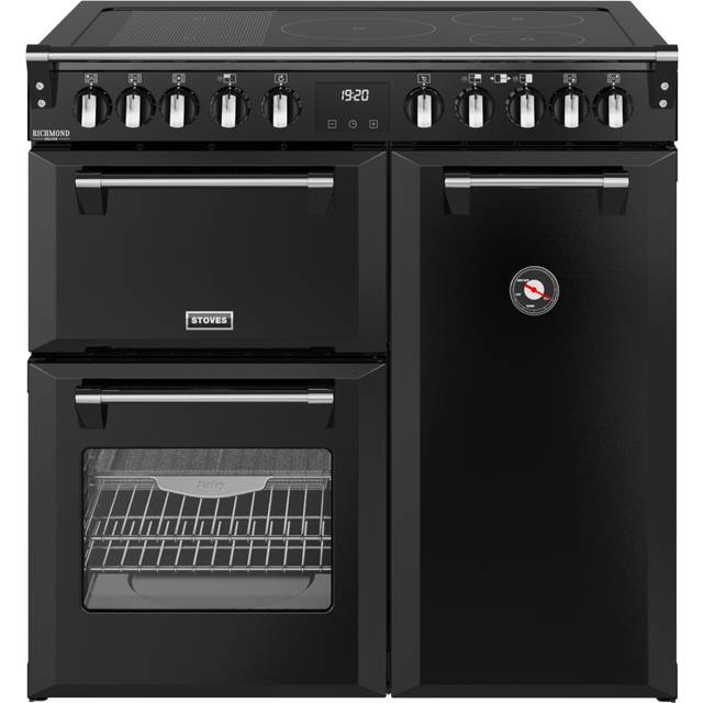Stoves 444411869 Richmond 90cm Deluxe Induction Range Cooker - Black