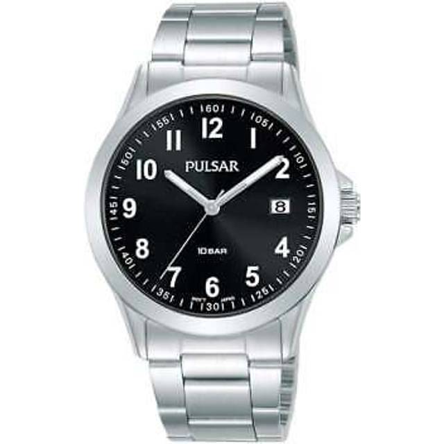 Pulsar Gents Stainless Steel 38mm 10ATM Watch PS9655X1