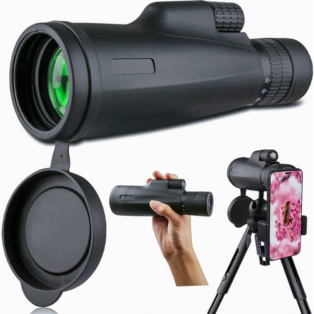 GAGAAL Monocular Telescope Monocular Telescope High Magnification Wide Angle Monocular Smartphone Photography Monocular Telephoto Lens Bird Watching