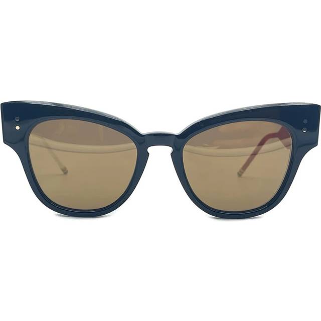 Thom Browne, Accessoarer, Dam, ONE Size, Cateye Solglasögon - blue (ONE SIZE)