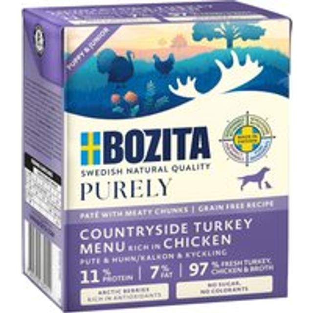 Bozita Dog Purely Pate Puppy&Junior Turkey 370 g 0