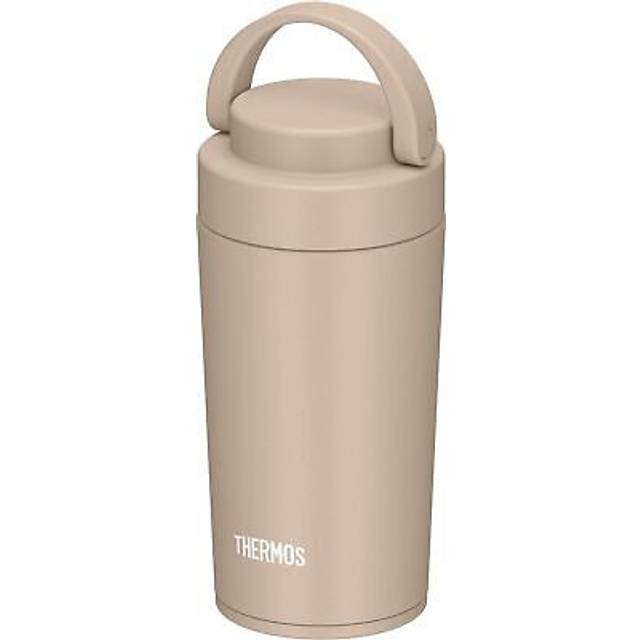 compatible Thermos Water Bottle Vacuum Insulated Mobile Tumbler with Carry Handle 320ml Cafe Latte CL [Dishwasher model] JOV-320