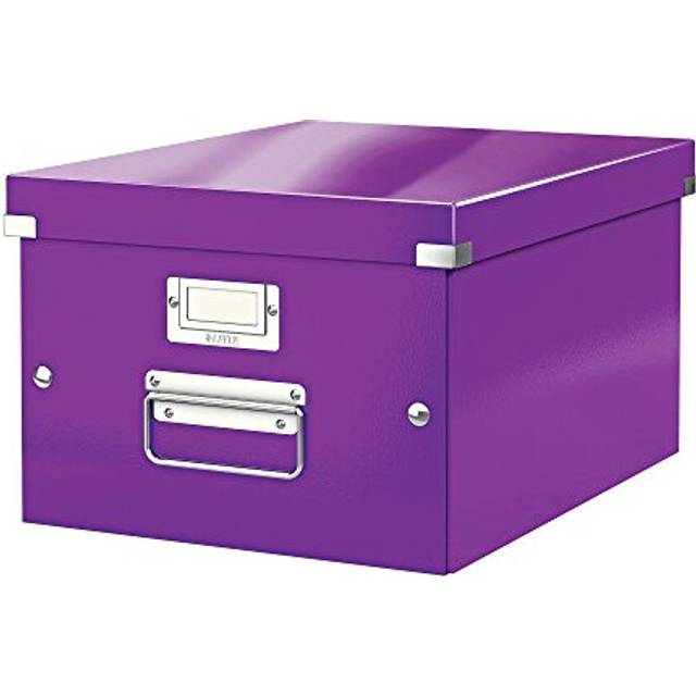 Leitz A4 Storage Box, Click and Store Range 60440062 - Medium, Purple