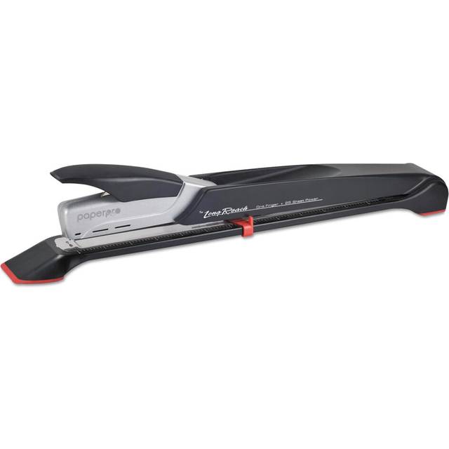 PaperPro-Bostitch 1610 inREACH Long 12.5-Inch Reach Stapler  25-Sheet Capacity  Black/Silver