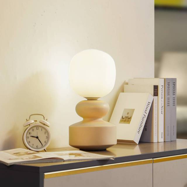 Lucande - Table Lamp 'Fidelo' made of Ceramics for Living Room & Dining Room