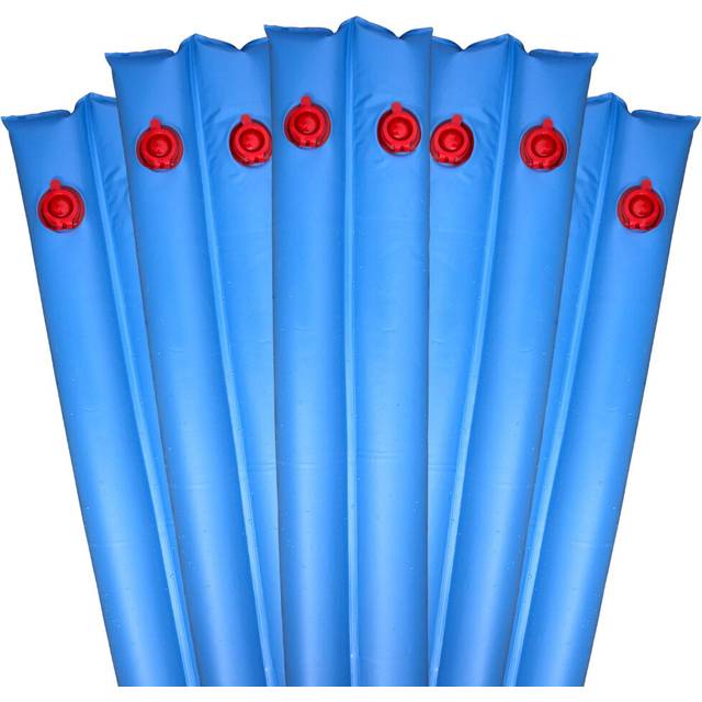 Pool Mate 138112005A Pool Cover Water Bags  5Pack  10 ft Blue Double Chamber  20 Gauge