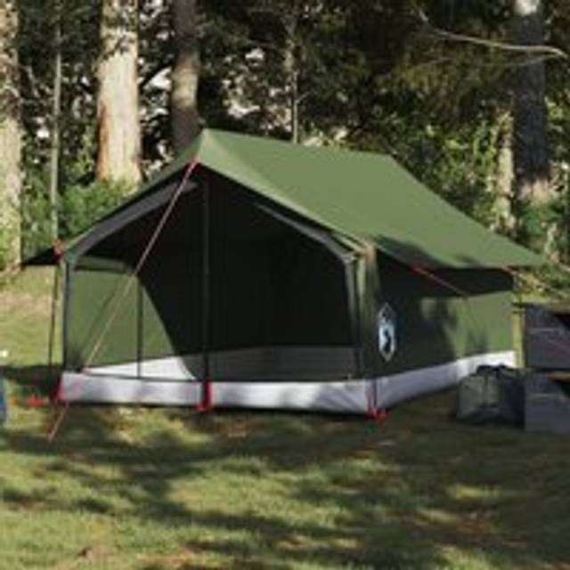 Camping Tent 2-Person Olive Green Waterproof - One Size