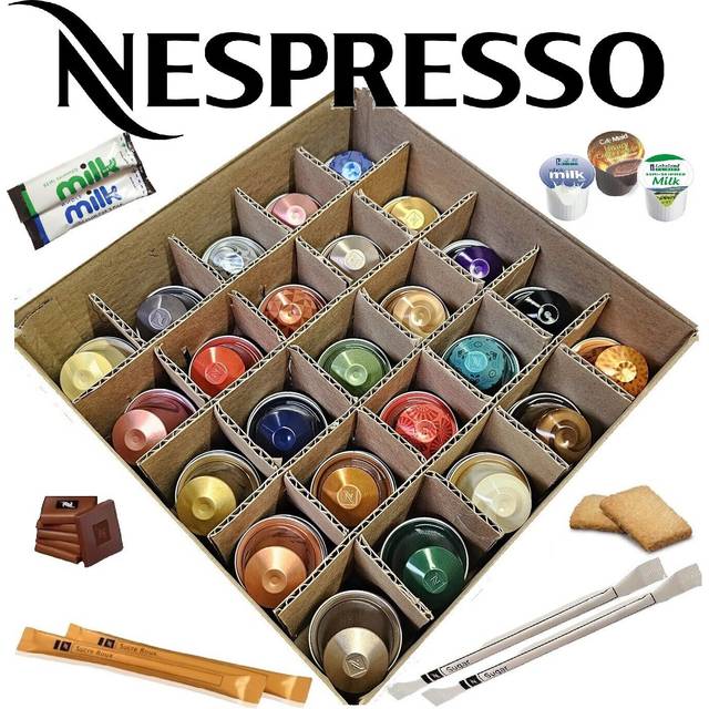 Nespresso assorted coffee machine capsules pods classic line popular selections