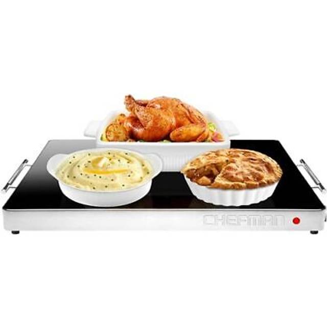 (UK) Electric Food Warmer Buffet Server with Adjustable Temperature Control, Warming Tray for Restaurants, Banquets, Events and Family Dinners