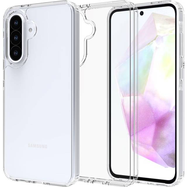 Mobique Samsung Galaxy A56 Crystal Hybrid-skal, Genomskinlig