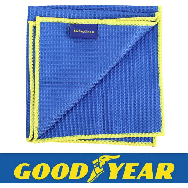 Goodyear Microfibre Car Drying Towel Absorbent Large Edgeless Detailing Cloth