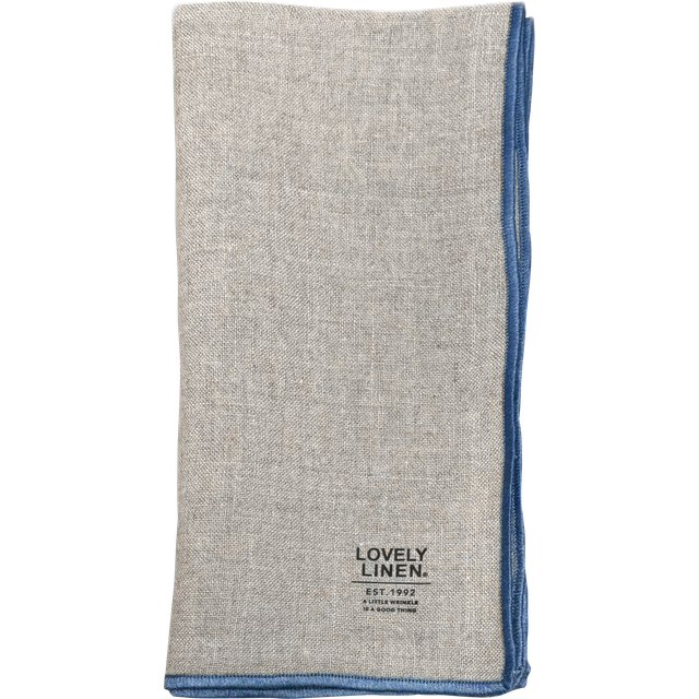 Lovely Linen - Servett Grace i tvättat linne (4-pack) - Beige