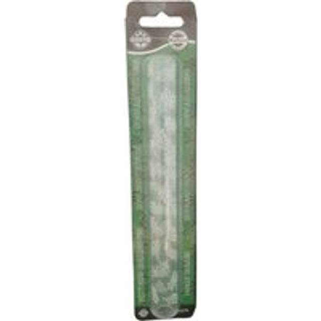Small Holly Leaf Pattern Textured Rolling Pin 19.5cm - Green