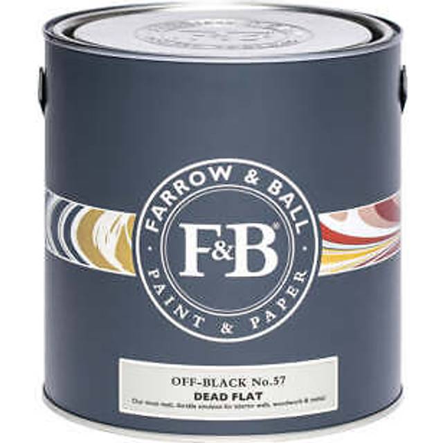 Farrow & Ball Off-Black 2.5 L Dead Flat No. 57