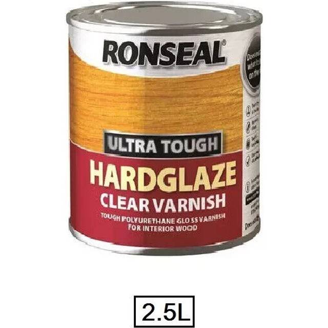 Ronseal paint hardglaze ultra tough varnish quality clear varnish 2.5l