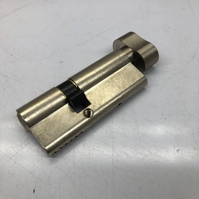 Yale 6 pin thumb turn euro cylinder lock, 45/30 (75mm) b-et4025ka-snp-b