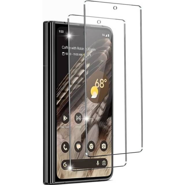 2-PACK Google Pixel Fold Härdat Glas 0.26mm 9H Fullframe