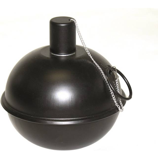 tumble torch Bol 20 x 20,7 cm 1 L steel black