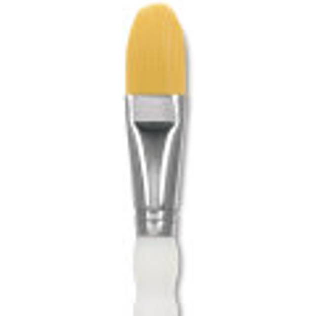 Royal Brush 269997 Soft-Grip Golden Taklon Oval Wash Brush.75 in. Width