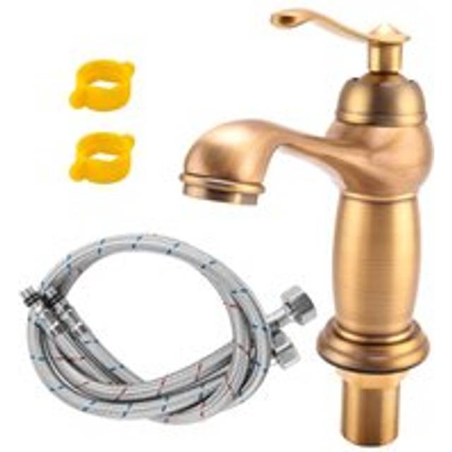 Bathroom Basin Faucet Antique Brass Mixer Solid Copper Luxury Europe Style Tap Taps