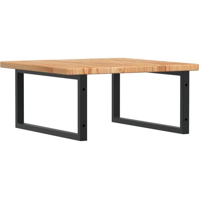 Ashvin 60cm Solid Wood Bathroom Vanity Top - Black (60cm W X 60cm D)
