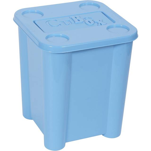 Toy Plastic Cube or Bin - Blue