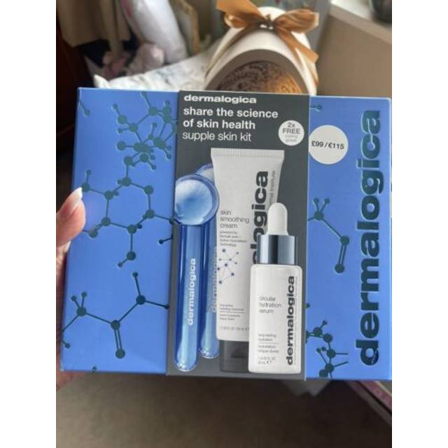 Dermalogica circular hydration serum skin smoothing set with 2x cooling globes