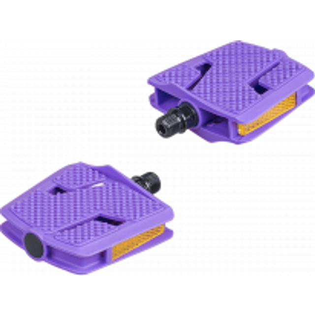 Trek Pedals - Kids&apos; Platform Large Pedal Set - UltraViolet Colour