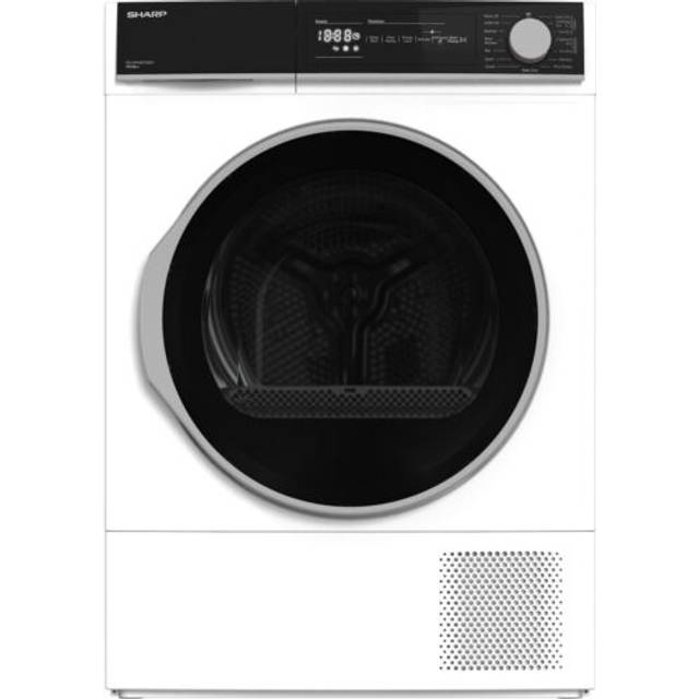 Sharp KD-NHH8S7GW21-EN 8Kg Heat Pump Tumble Dryer - White - A++ Rated