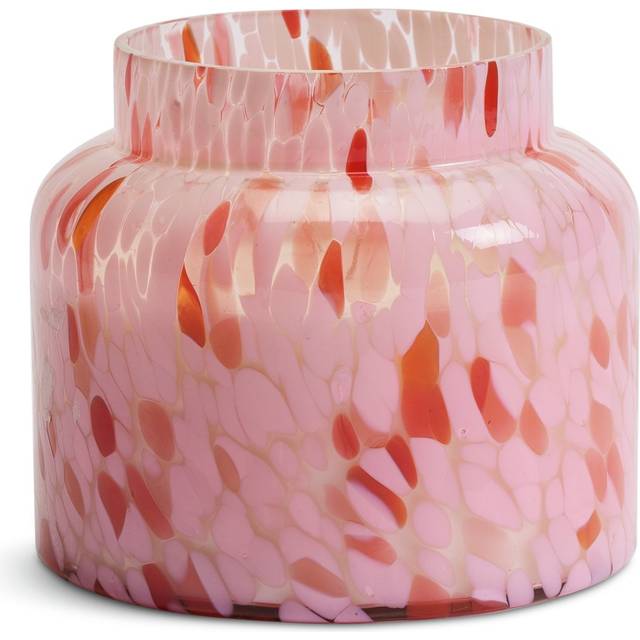 Habitat Pink Confetti Glass XL Candle - Jasmine & Amber