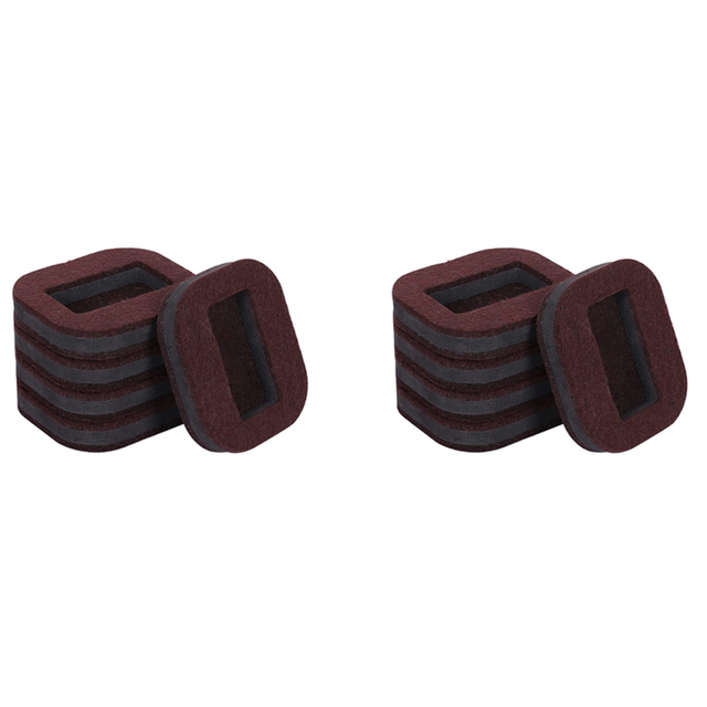 10Pcs Furniture Wheel Stopper Bed Caster Cup Suitable for All Kinds of on Wheels (Brown)