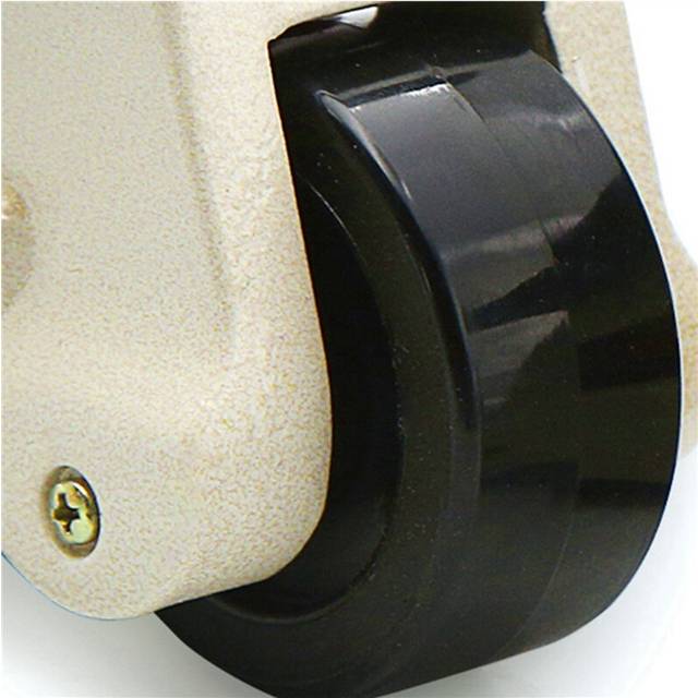 3X Rubber Foot 40F Level Adjustment Equipment Cart Caster 60Kg Load Capacity Furniture Leveling Wheel