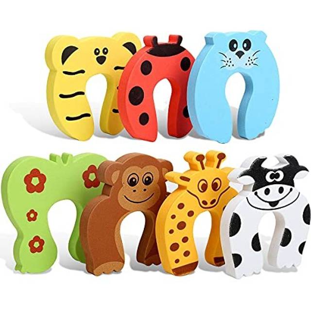 Door Finger Pinch Guards, 7 Pack Foam Safety Door Guard Baby Proof Door Slam Stopper, Prevent Child Finger Pinch Injuries,Slamming Door,Child or Pet