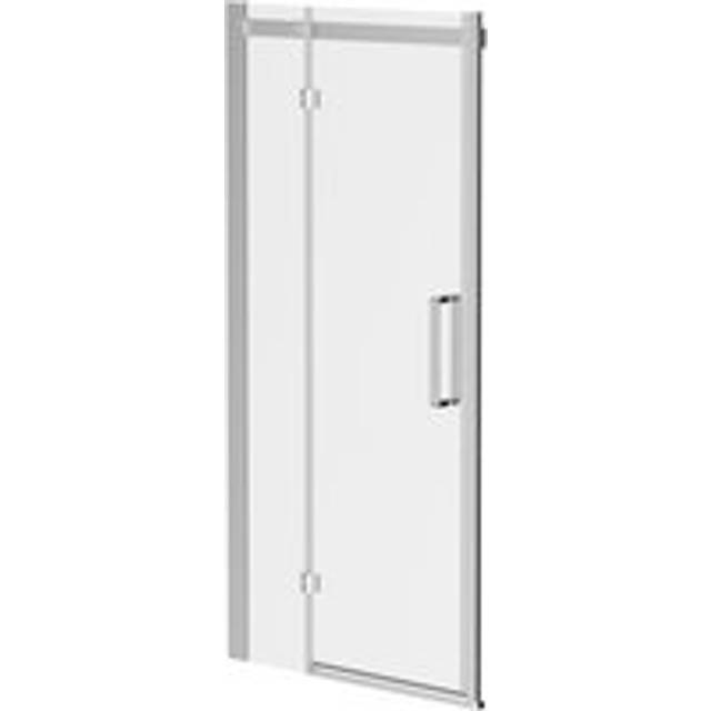 Wholesale Domestic Series 10 Inline Hinged Shower Door | Chrome | Aluminium/Glass | 1000mm