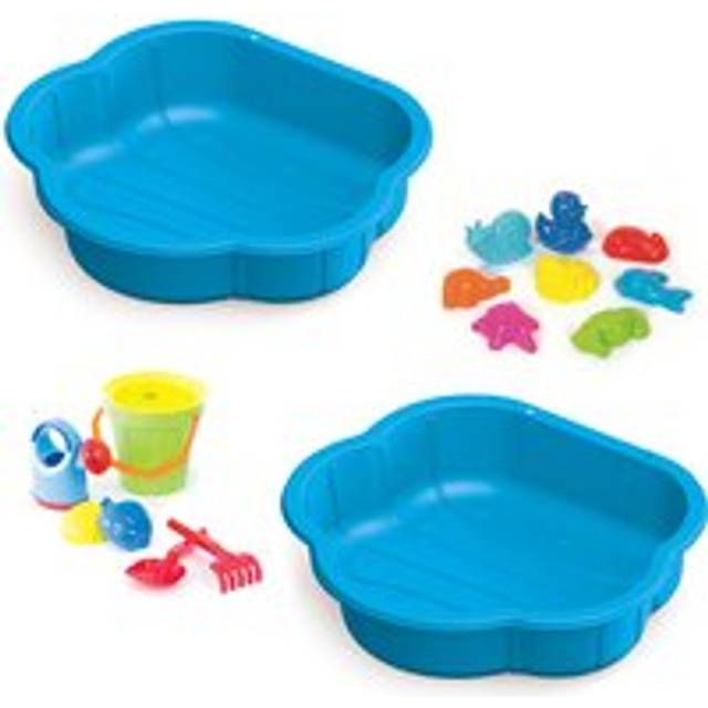 Dolu Water and Sand Pit with Accessories - Blue
