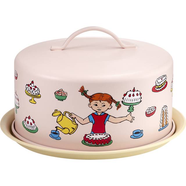 Muurla Pippi cake stand with dome Birthday