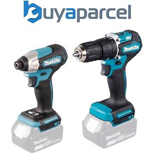 Makita 18v DLX2414 Brushless Kit DHP487 Hammer Drill DTD157 Impact Driver Bare