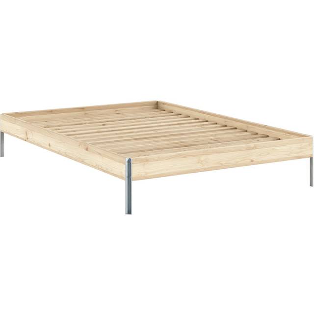 Core Sengeramme Fra Karup Design i Massiv FSC Fyrretræ | Japandi - 140x200 - Ubehandlet