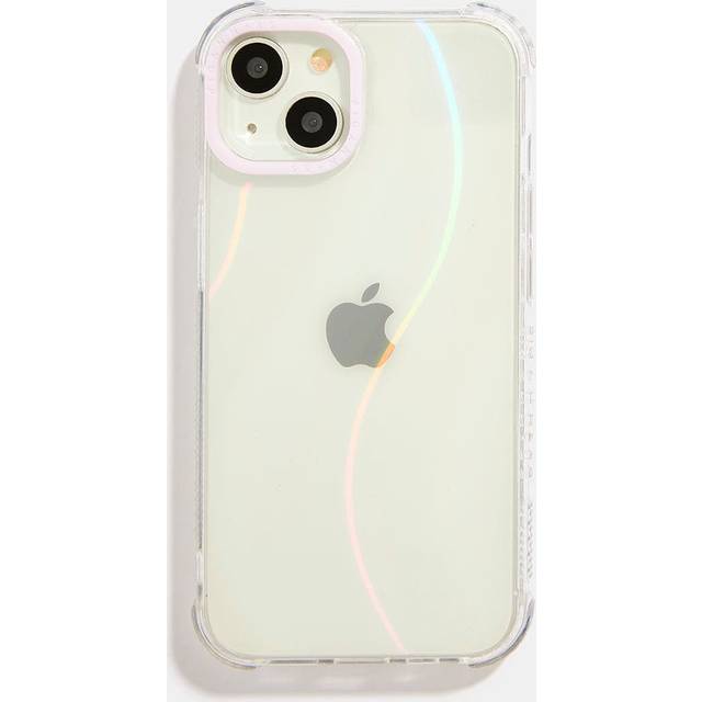 Minimal Holo Wave Shock i Phone Case, i Phone 16 Plus Case